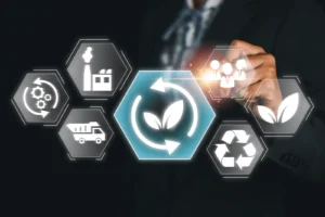 Decorative image showing themes of impact assessment