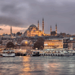 Photo from the water of Istanbul, Turkey (from Canva)