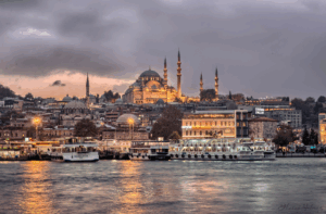 Photo from the water of Istanbul, Turkey (from Canva)