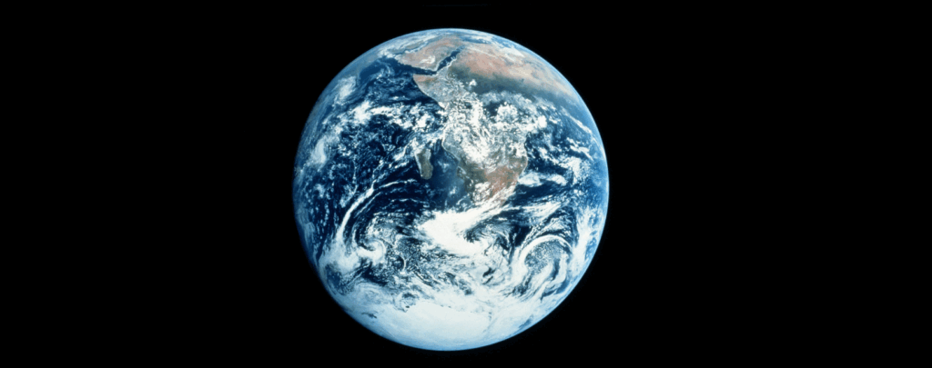 Photo of earth from space. IAIA joins Global Commons Alliance.