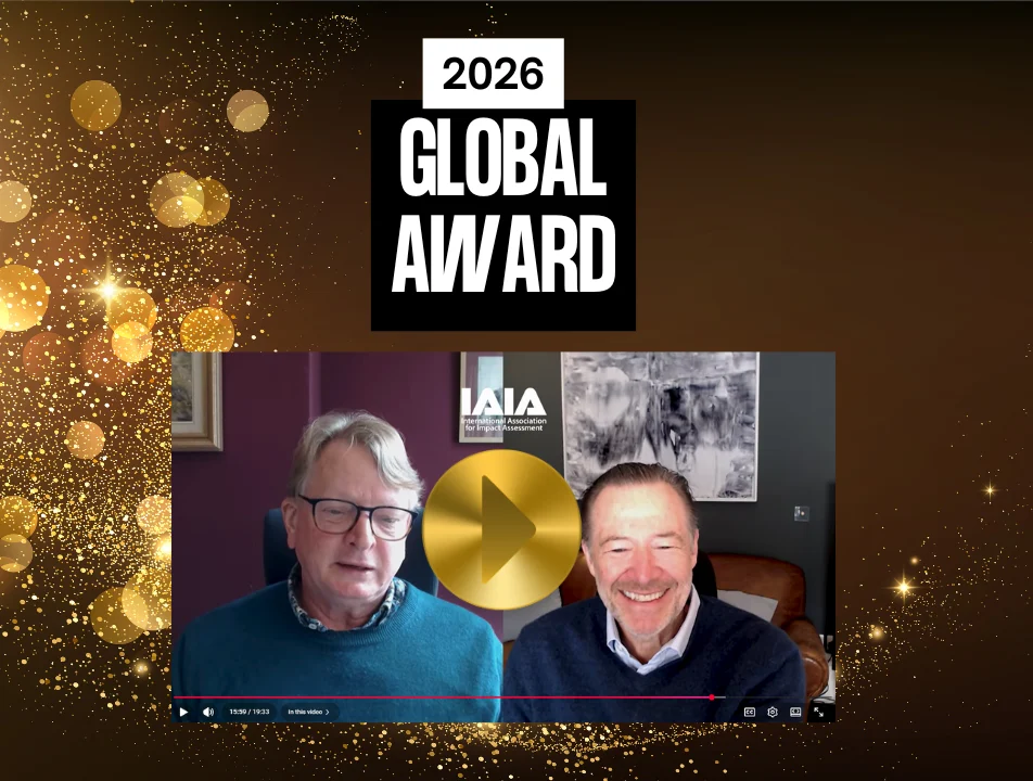 2026 Global Award winner Frank Vanclay