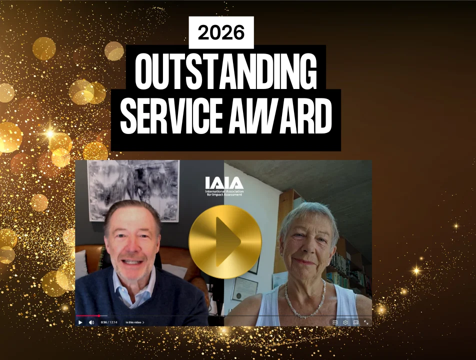 2026 Outstanding Service to IAIA Award - Bryony Walmsley interview